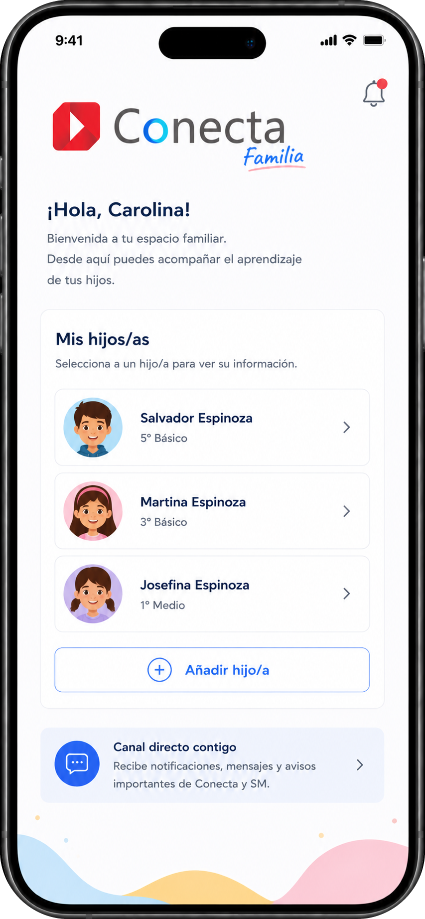 App Conecta para la familia
