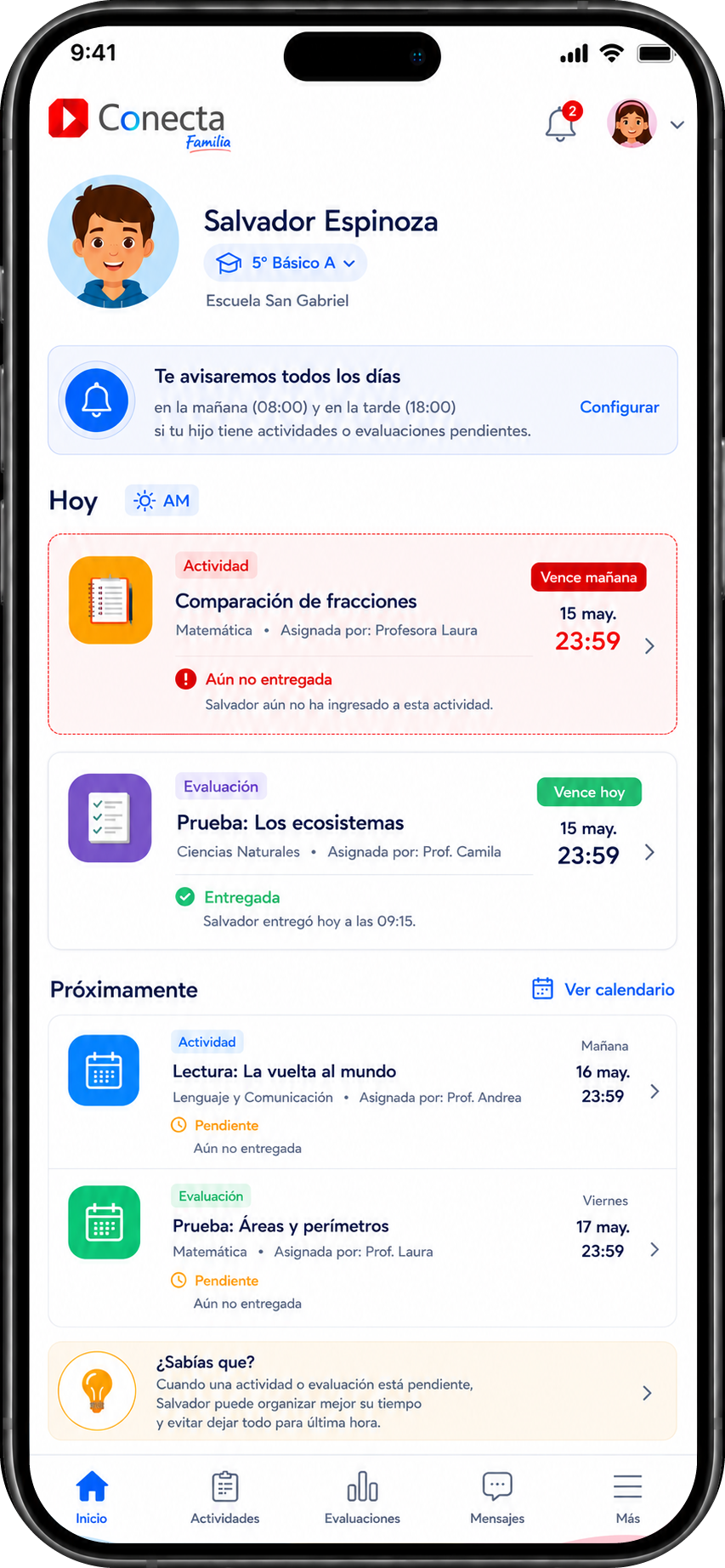 App Conecta para la familia