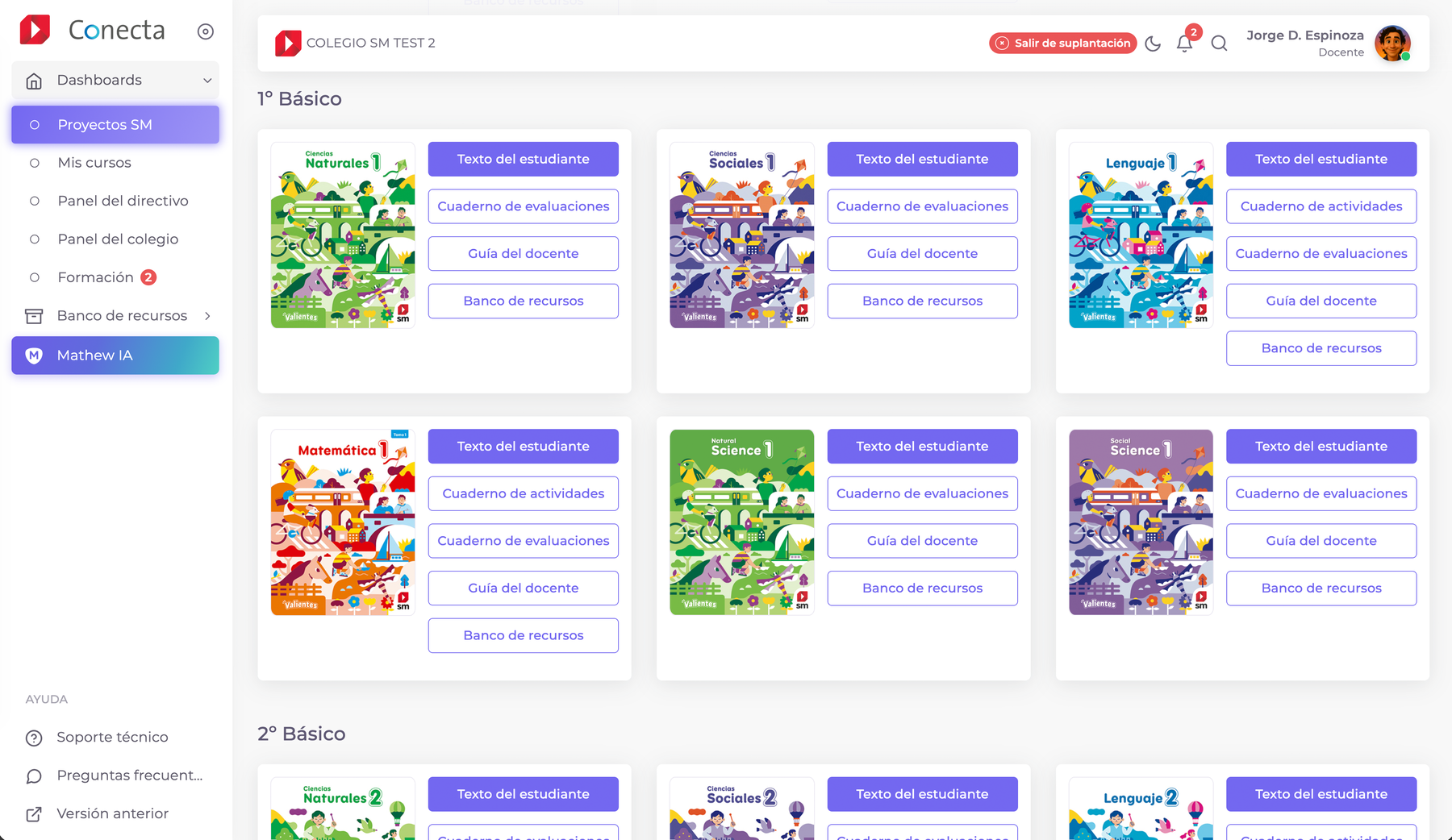 Mis libros en la App Conecta